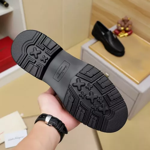 Replica Salvatore Ferragamo Leather Shoes For Men #1367847 $96.00 USD for Wholesale