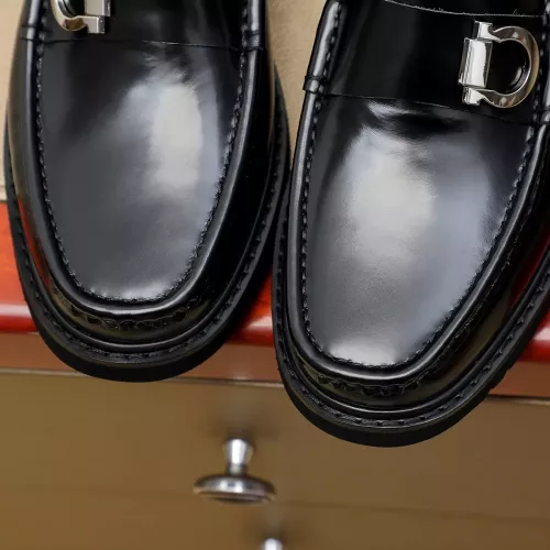 Replica Salvatore Ferragamo Leather Shoes For Men #1367848 $96.00 USD for Wholesale