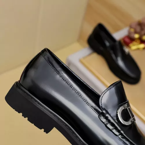 Replica Salvatore Ferragamo Leather Shoes For Men #1367848 $96.00 USD for Wholesale