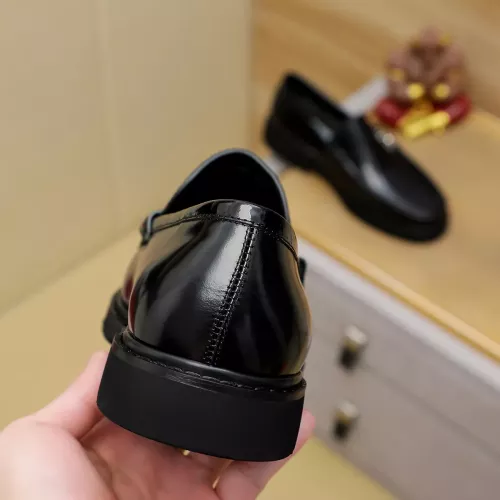 Replica Salvatore Ferragamo Leather Shoes For Men #1367848 $96.00 USD for Wholesale