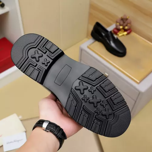 Replica Salvatore Ferragamo Leather Shoes For Men #1367848 $96.00 USD for Wholesale