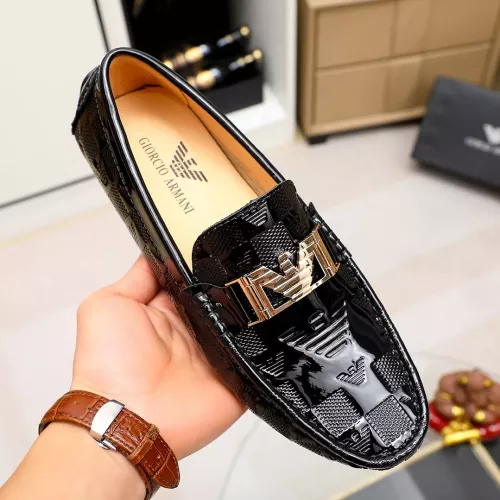 Replica Armani Leather Shoes For Men #1367852 $72.00 USD for Wholesale