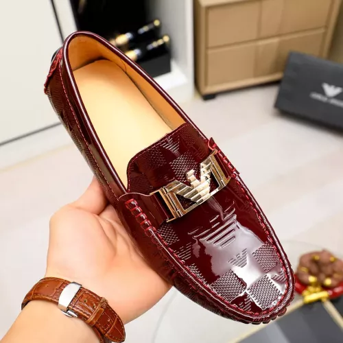 Replica Armani Leather Shoes For Men #1367853 $72.00 USD for Wholesale