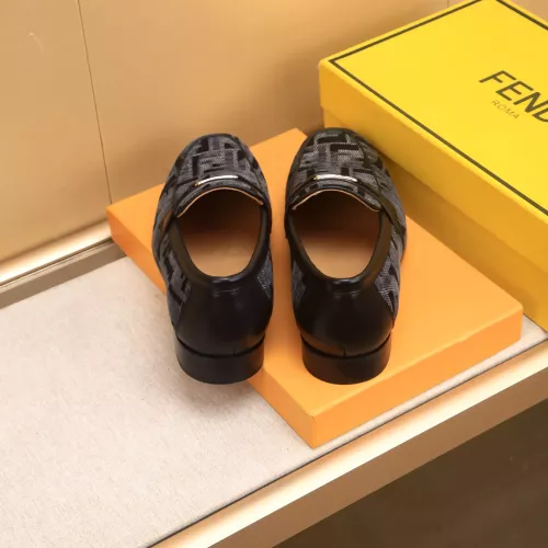 Replica Fendi Leather Shoes For Men #1367888 $88.00 USD for Wholesale