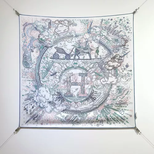 Hermes Silk Squares #1367898 $64.00 USD, Wholesale Replica Hermes Scarf