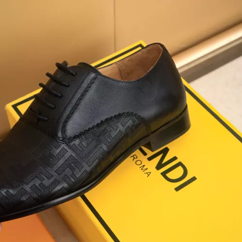 Replica Fendi Leather Shoes For Men #1367905 $88.00 USD for Wholesale
