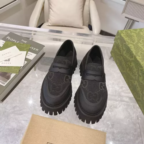 Replica Gucci Oxfords Shoes For Women #1367926 $92.00 USD for Wholesale