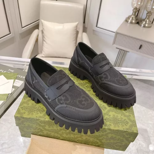 Replica Gucci Oxfords Shoes For Women #1367926 $92.00 USD for Wholesale