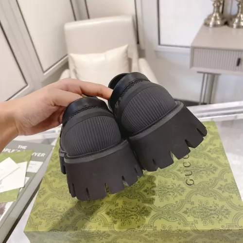 Replica Gucci Oxfords Shoes For Women #1367926 $92.00 USD for Wholesale