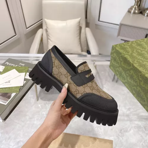 Replica Gucci Oxfords Shoes For Women #1367928 $92.00 USD for Wholesale