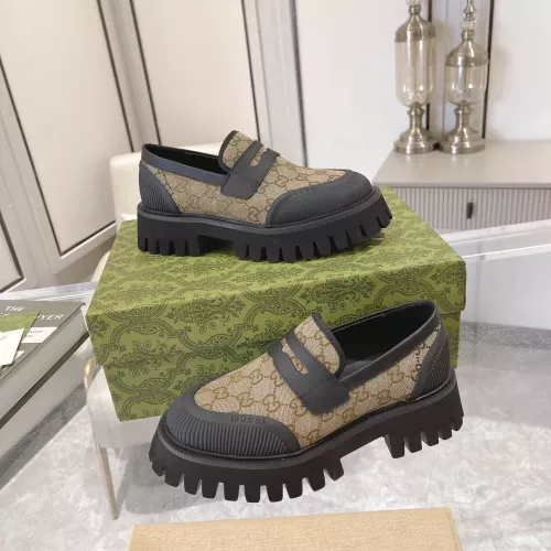 Replica Gucci Oxfords Shoes For Women #1367928 $92.00 USD for Wholesale