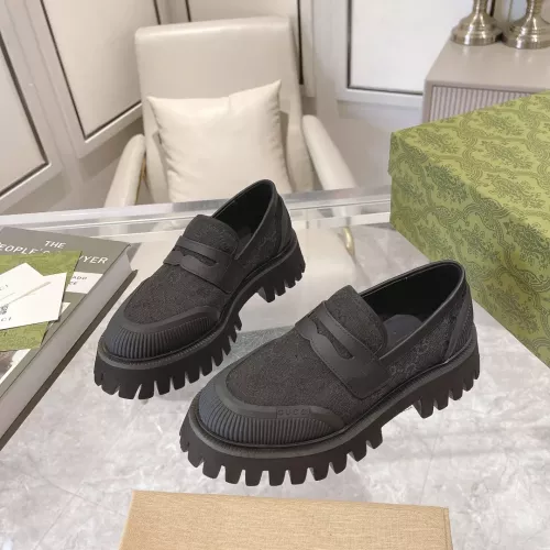 Replica Gucci Oxfords Shoes For Women #1367930 $92.00 USD for Wholesale