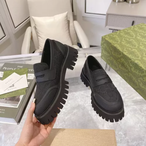 Replica Gucci Oxfords Shoes For Women #1367930 $92.00 USD for Wholesale