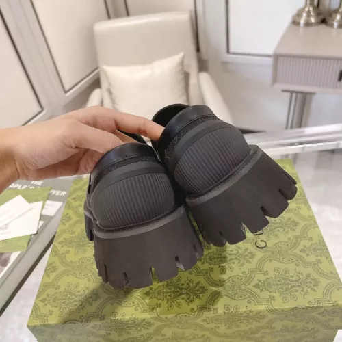 Replica Gucci Oxfords Shoes For Women #1367930 $92.00 USD for Wholesale