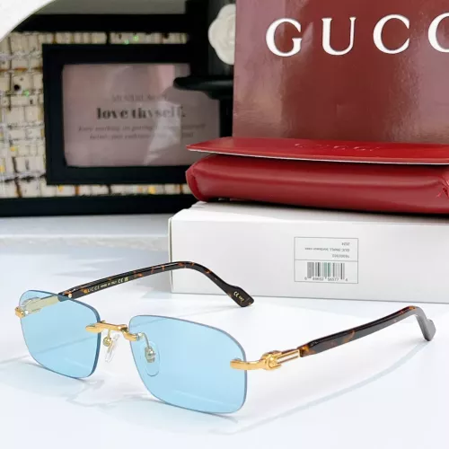 Gucci AAA Quality Sunglasses #1368029 $60.00 USD, Wholesale Replica Gucci AAA Quality Sunglasses