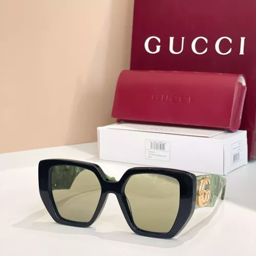 Gucci AAA Quality Sunglasses #1368082 $64.00 USD, Wholesale Replica Gucci AAA Quality Sunglasses