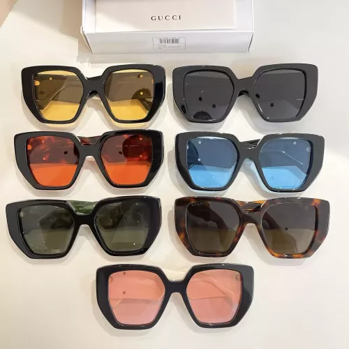 Replica Gucci AAA Quality Sunglasses #1368083 $64.00 USD for Wholesale