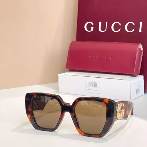Gucci AAA Quality Sunglasses #1368086 $64.00 USD, Wholesale Replica Gucci AAA Quality Sunglasses