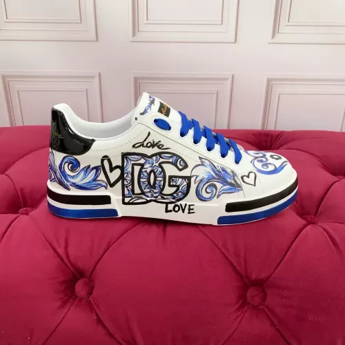 Replica Dolce & Gabbana D&G Casual Shoes For Women #1368122 $115.00 USD for Wholesale