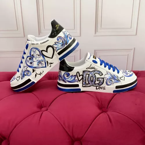 Replica Dolce & Gabbana D&G Casual Shoes For Women #1368122 $115.00 USD for Wholesale