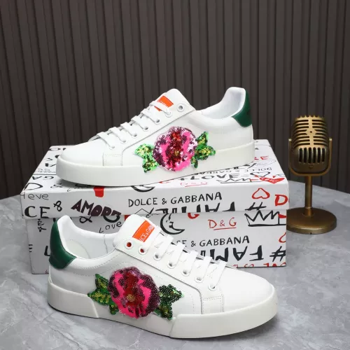 Replica Dolce & Gabbana D&G Casual Shoes For Women #1368138 $88.00 USD for Wholesale