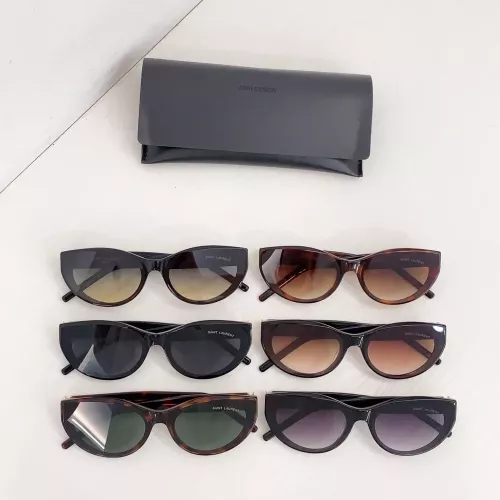 Replica Yves Saint Laurent YSL AAA Quality Sunglasses #1368259 $60.00 USD for Wholesale