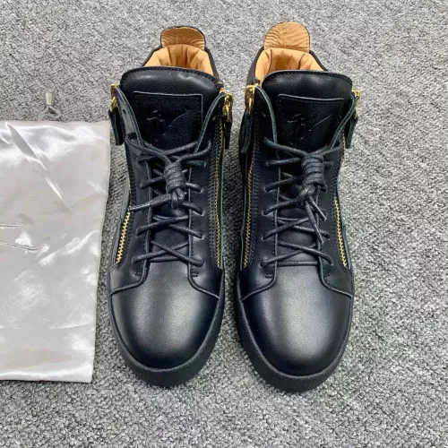Replica Giuseppe Zanotti High Tops Shoes For Men #1368334 $98.00 USD for Wholesale