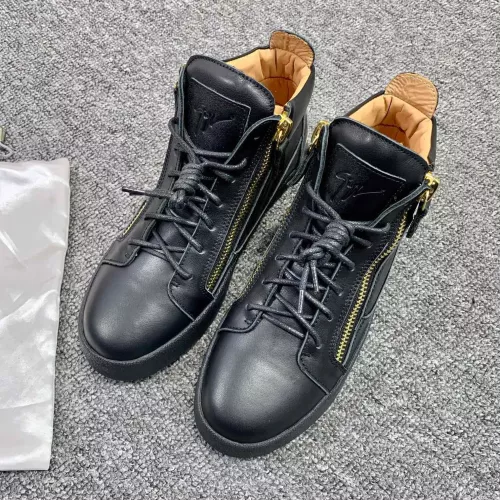 Replica Giuseppe Zanotti High Tops Shoes For Women #1368335 $98.00 USD for Wholesale