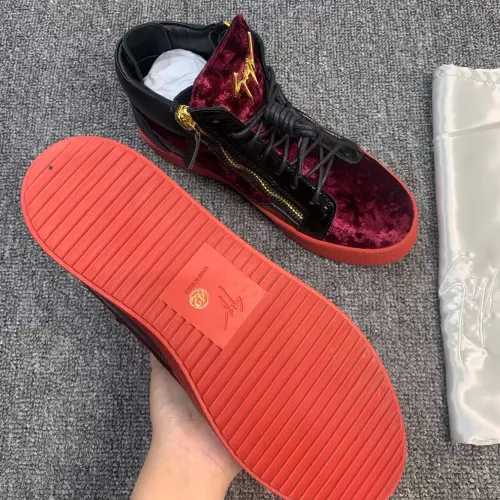 Replica Giuseppe Zanotti High Tops Shoes For Women #1368339 $98.00 USD for Wholesale