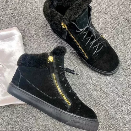 Replica Giuseppe Zanotti High Tops Shoes For Women #1368341 $100.00 USD for Wholesale