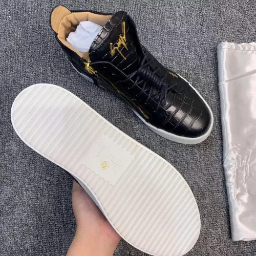 Replica Giuseppe Zanotti High Tops Shoes For Women #1368343 $102.00 USD for Wholesale