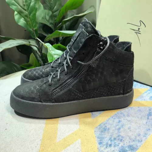 Replica Giuseppe Zanotti High Tops Shoes For Women #1368347 $102.00 USD for Wholesale