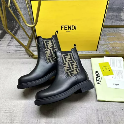 Replica Fendi Fashion Boots For Women #1368505 $105.00 USD for Wholesale