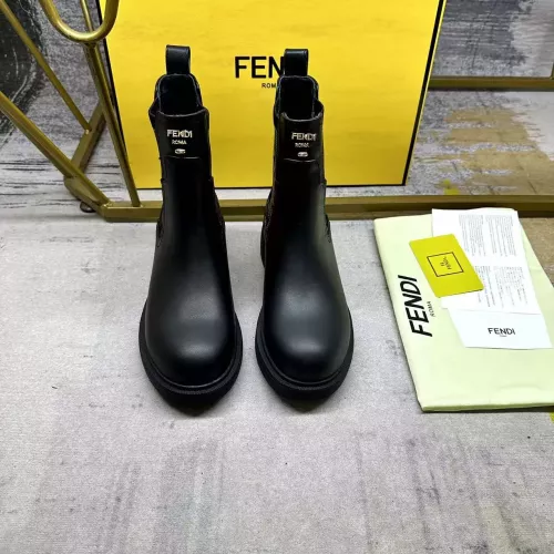 Replica Fendi Fashion Boots For Women #1368505 $105.00 USD for Wholesale