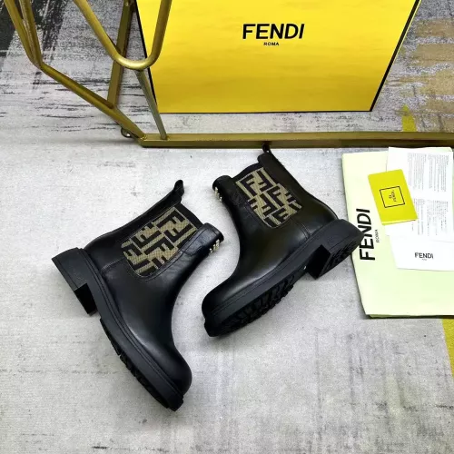 Replica Fendi Fashion Boots For Women #1368505 $105.00 USD for Wholesale