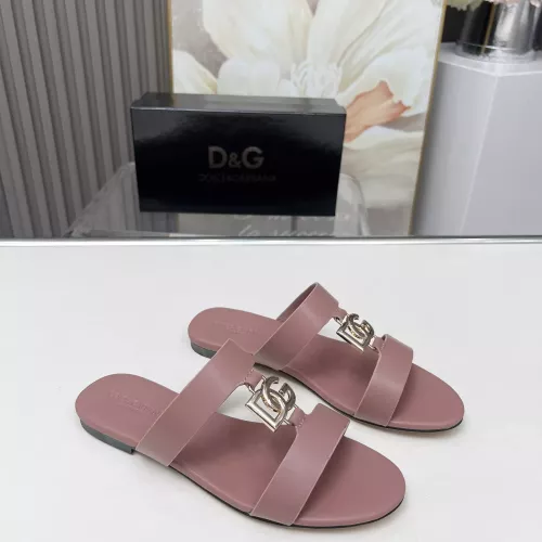 Replica Dolce & Gabbana D&G Slippers For Women #1368525 $85.00 USD for Wholesale
