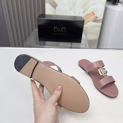 Replica Dolce & Gabbana D&G Slippers For Women #1368525 $85.00 USD for Wholesale