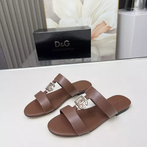 Dolce &amp; Gabbana D&amp;G Slippers For Women #1368526 $85.00 USD, Wholesale Replica Dolce &amp; Gabbana D&amp;G Slippers