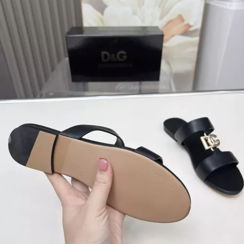 Replica Dolce & Gabbana D&G Slippers For Women #1368537 $85.00 USD for Wholesale