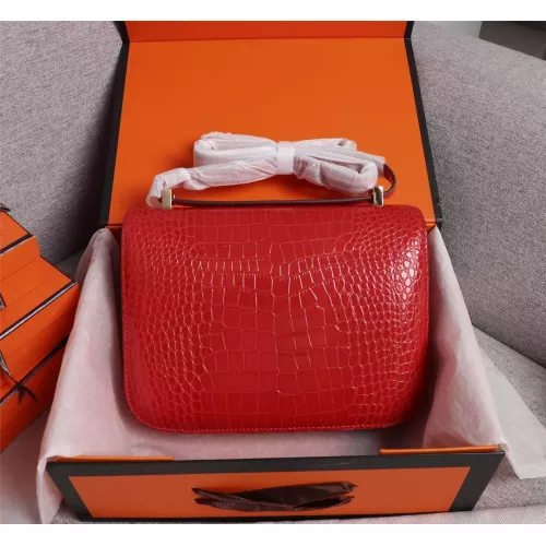Replica Hermes AAA Quality Messenger Bags For Women #1368553 $102.00 USD for Wholesale