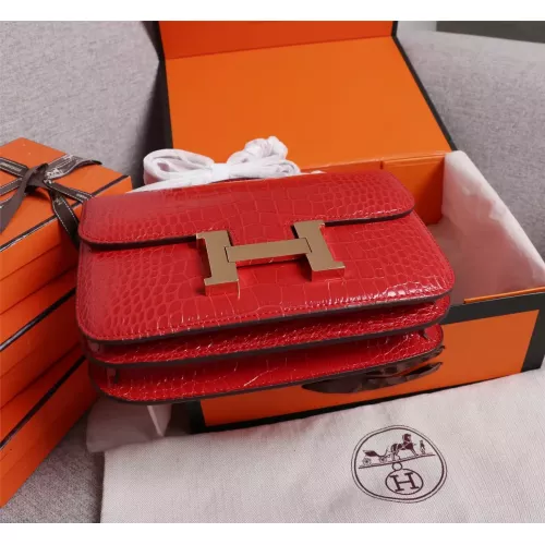Replica Hermes AAA Quality Messenger Bags For Women #1368554 $98.00 USD for Wholesale