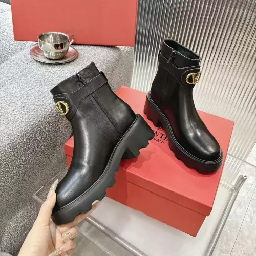 Replica Valentino Boots For Women #1368608 $115.00 USD for Wholesale