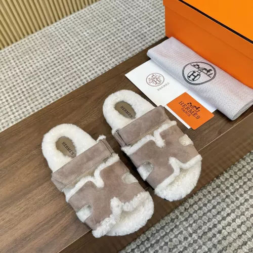 Replica Hermes Slippers For Women #1368650 $92.00 USD for Wholesale