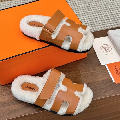 Replica Hermes Slippers For Women #1368655 $92.00 USD for Wholesale