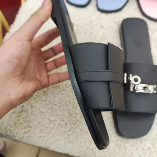 Replica Hermes Slippers For Women #1368659 $85.00 USD for Wholesale
