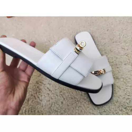 Replica Hermes Slippers For Women #1368660 $85.00 USD for Wholesale