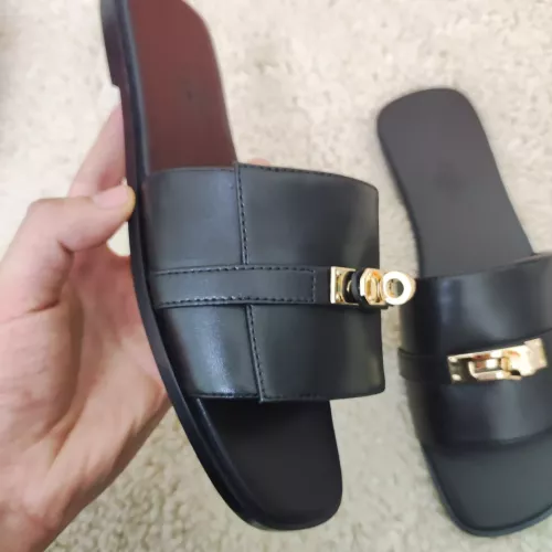 Replica Hermes Slippers For Women #1368661 $85.00 USD for Wholesale