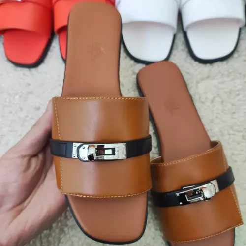 Hermes Slippers For Women #1368666 $85.00 USD, Wholesale Replica Hermes Slippers
