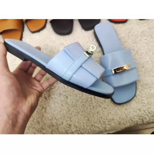 Replica Hermes Slippers For Women #1368669 $85.00 USD for Wholesale