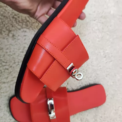 Replica Hermes Slippers For Women #1368670 $85.00 USD for Wholesale